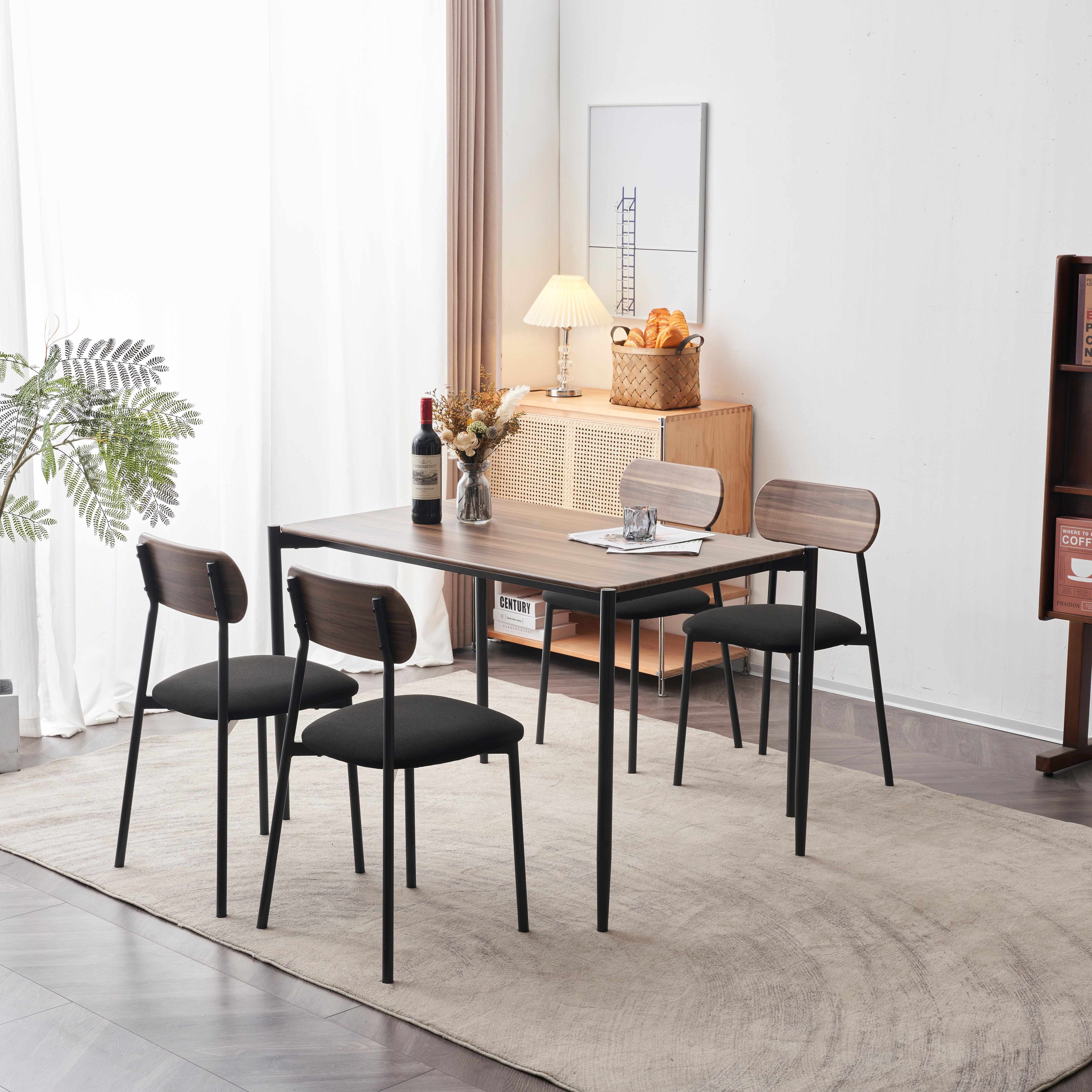 【送.料.無.料】ダイニングテーブルセット4人用 5点セット ダイニング セット スチール 食卓 チェア4脚 幅110 コンパクトサイズ 4人掛け おしゃれ 【送.料.無.料】ダイニングテーブルセット4人用 5点セット ダイニング セット スチール 食卓 チェア4脚 幅110 コンパクトサイズ 4人掛け おしゃれ