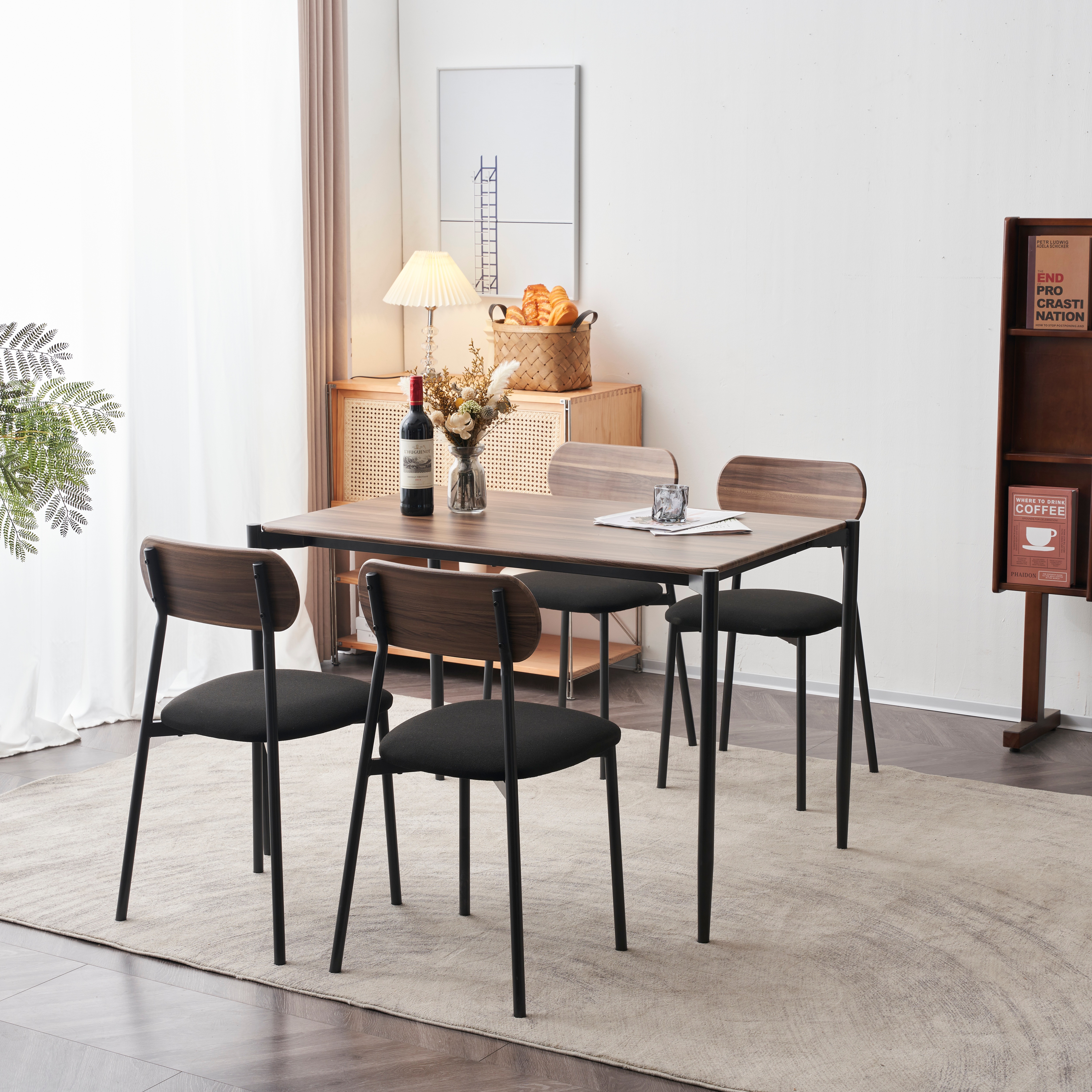 【送.料.無.料】ダイニングテーブルセット4人用 5点セット ダイニング セット スチール 食卓 チェア4脚 幅110 コンパクトサイズ 4人掛け おしゃれ 【送.料.無.料】ダイニングテーブルセット4人用 5点セット ダイニング セット スチール 食卓 チェア4脚 幅110 コンパクトサイズ 4人掛け おしゃれ