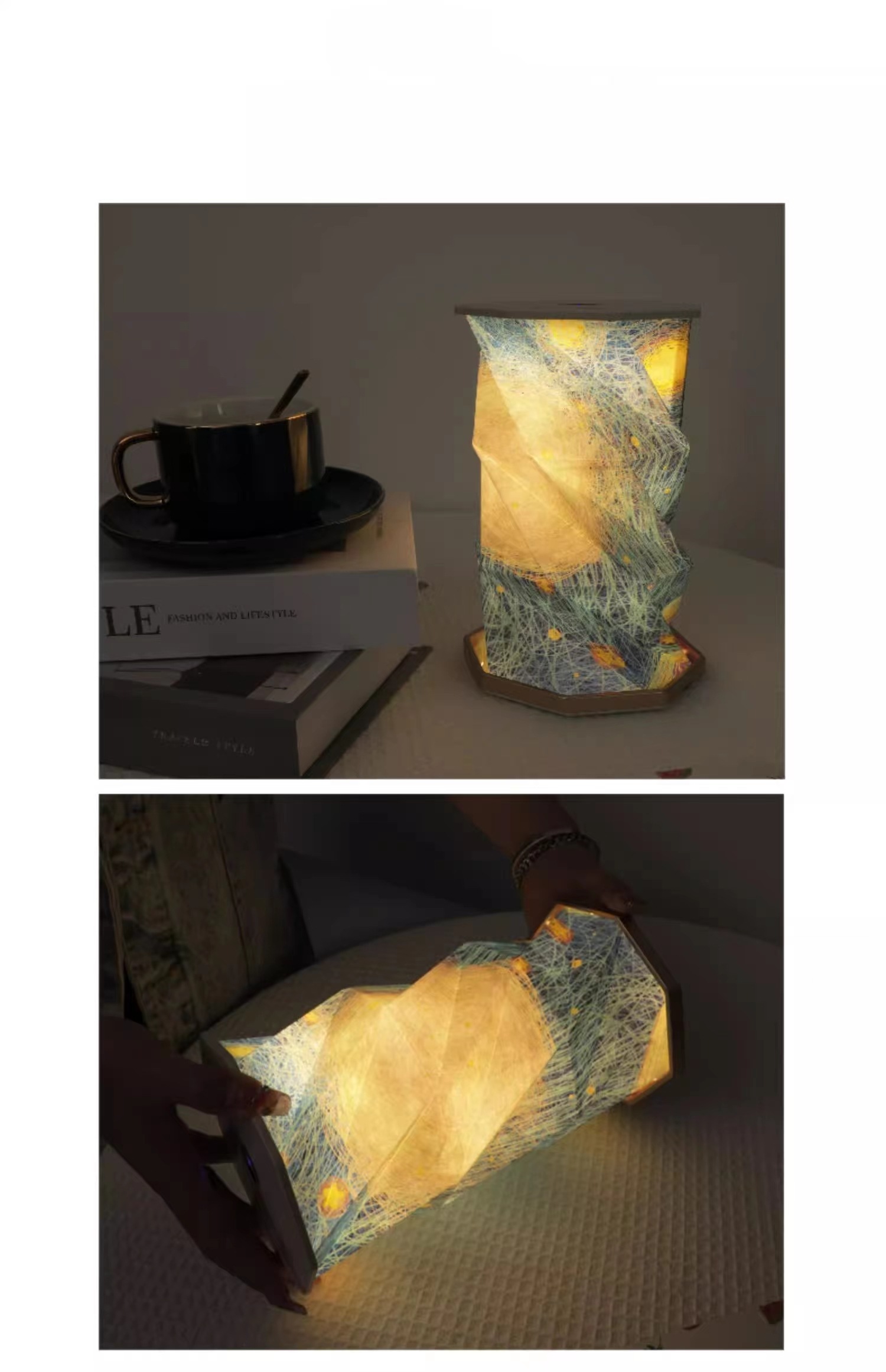 ［OMLAMP］ライト ベッドサイドランプ デスクライト　回転ブックランプ　LEDライト プレゼント　折りたたみ式　usb充電式 間接照明