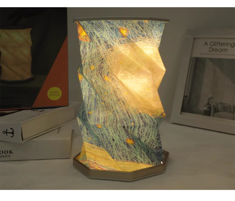 ［OMLAMP］ライト ベッドサイドランプ デスクライト　回転ブックランプ　LEDライト プレゼント　折りたたみ式　usb充電式 間接照明