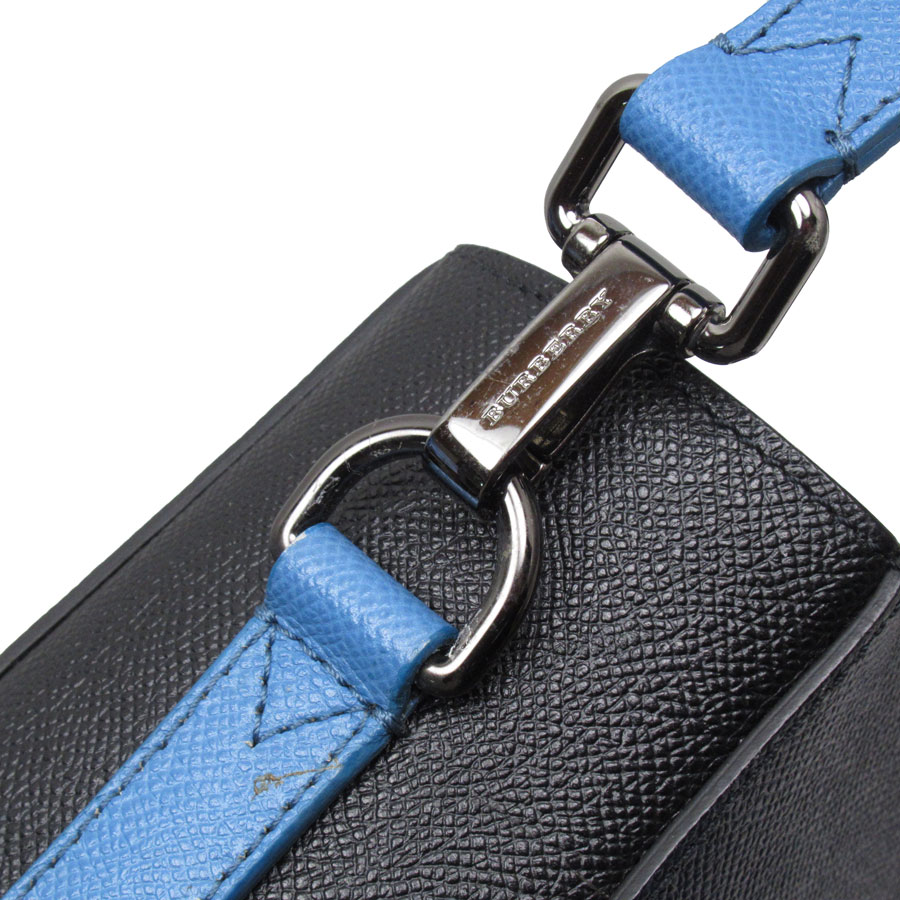 バーバリー BURBERRY ハンドバッグ ショルダーバッグ レザー ネイビー×ブルー ユニセックス t19241a バーバリー BURBERRY ハンドバッグ ショルダーバッグ レザー ネイビー×ブルー ユニセックス t19241a