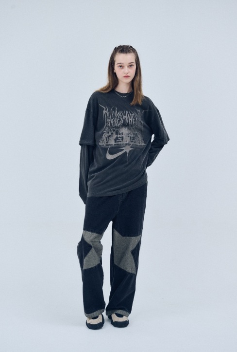 【CPGN STUDIO】23FW★ VISIONARY Layered Pigment Long Sleeve CPGN STUDIO VISIONARY Layered Pigment Long Sleeve