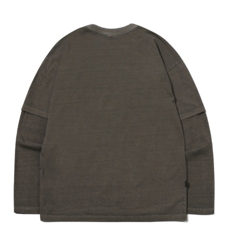 【CPGN STUDIO】23FW★ VISIONARY Layered Pigment Long Sleeve CPGN STUDIO VISIONARY Layered Pigment Long Sleeve