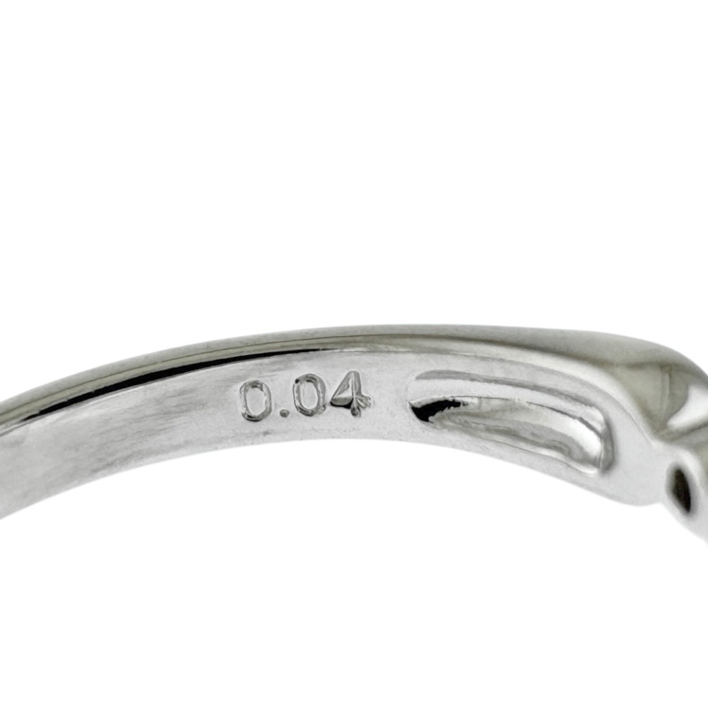 タサキ リング 指輪 5.5号 Pt900プラチナ ダイヤモンド TASAKI 中古 美品