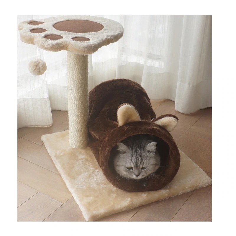 キャットタワー 据え置き 猫タワー 猫爪とぎ 猫ハウス キャットハウス 置き型 ボールおもちゃ付き 爪とぎ ペット用品 運動不足対策 おしゃれ INS 可愛い 誕生日 プレゼント