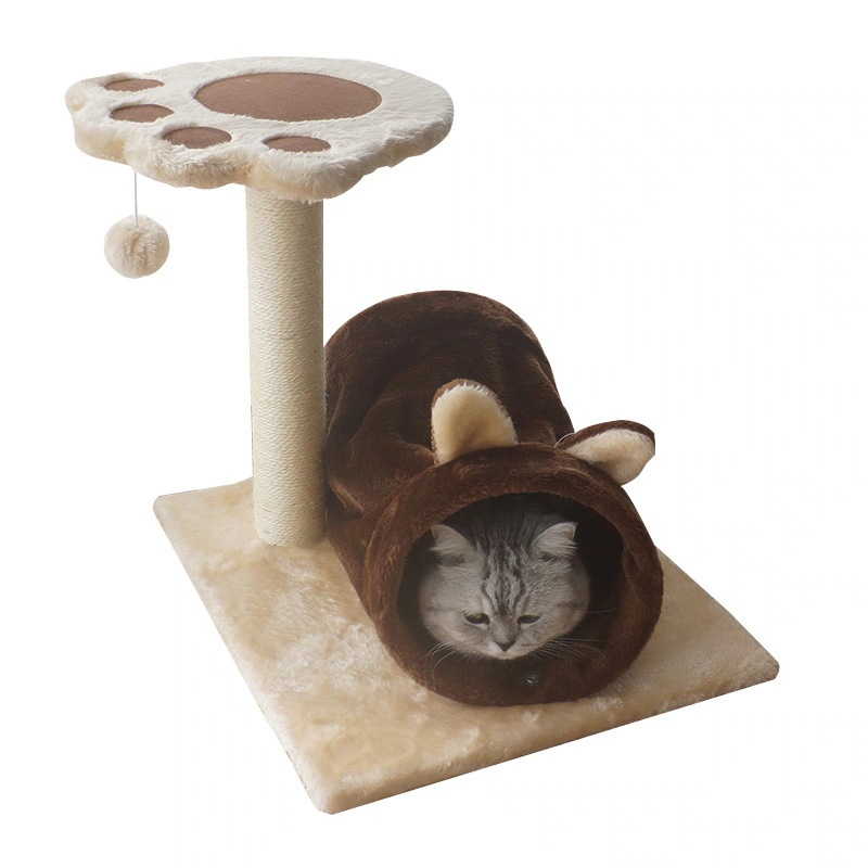 キャットタワー 据え置き 猫タワー 猫爪とぎ 猫ハウス キャットハウス 置き型 ボールおもちゃ付き 爪とぎ ペット用品 運動不足対策 おしゃれ INS 可愛い 誕生日 プレゼント