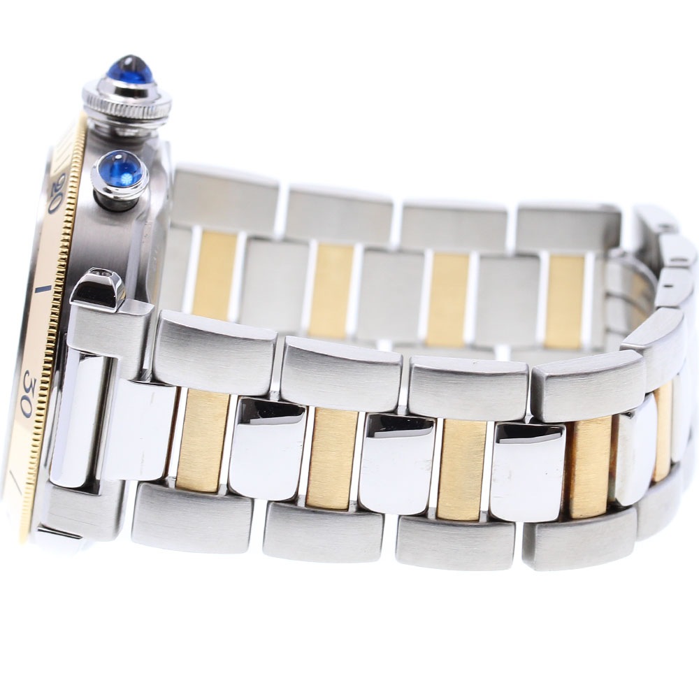カルティエ CARTIER W31036T6 パシャ38mm コンビ クロノグラフ 自動巻き メンズ 良品 保証書付き_830714【中古】 カルティエ CARTIER W31036T6 パシャ38mm コンビ クロノグラフ 自動巻き メンズ 良品 保証書付き_830714【中古】