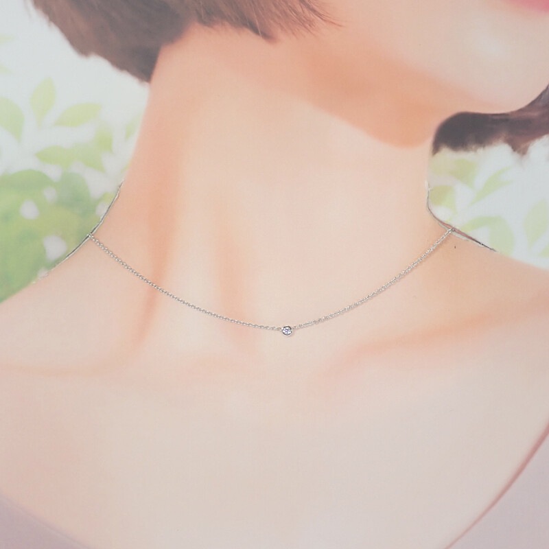 ミミウィ MIM95002 ネックレス K18WG ホワイトゴールド レディース 上品 美品【Aランク】 ミミウィ MIM95002 ネックレス K18WG ホワイトゴールド レディース 上品 美品【Aランク】