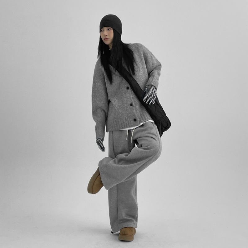 ブラックアップコーリー起毛スナップバンディングストリングパンツ ブラックアップコーリー起毛スナップバンディングストリングパンツ