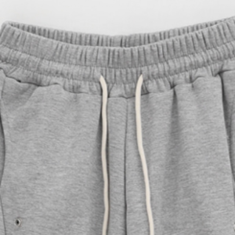 ブラックアップコーリー起毛スナップバンディングストリングパンツ ブラックアップコーリー起毛スナップバンディングストリングパンツ