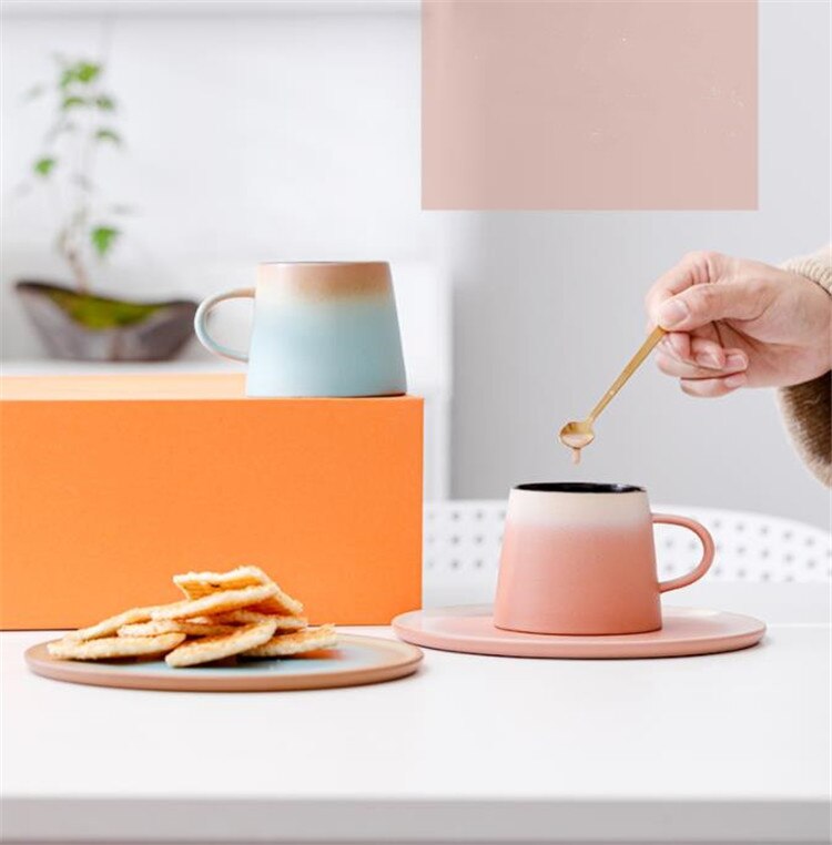 レディース マグカップ スプーン 洗練された カップ コーヒーカップソーサー セット 母の日 母の日-0003948 レディース マグカップ スプーン 洗練された カップ コーヒーカップソーサー セット 母の日 母の日-0003948