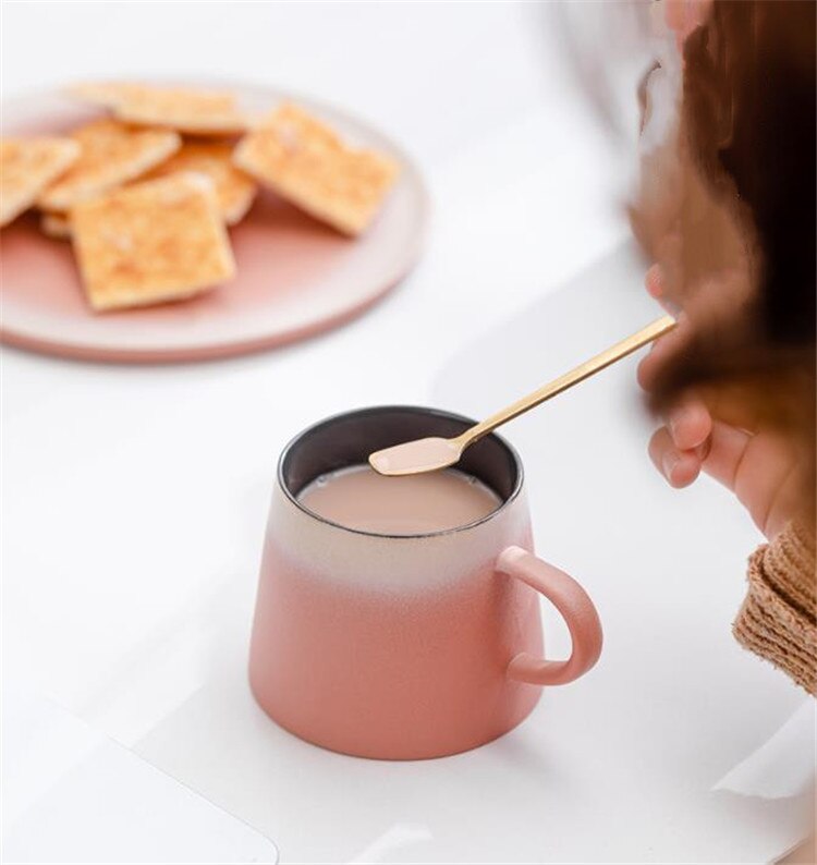 レディース マグカップ スプーン 洗練された カップ コーヒーカップソーサー セット 母の日 母の日-0003948 レディース マグカップ スプーン 洗練された カップ コーヒーカップソーサー セット 母の日 母の日-0003948