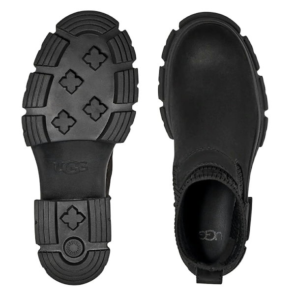 UGG 美品　アシュトン チェルシー　ブーツ　24 黒 UGG アグ ブーツ サイドゴアブーツ チェルシー アシュトン レディース