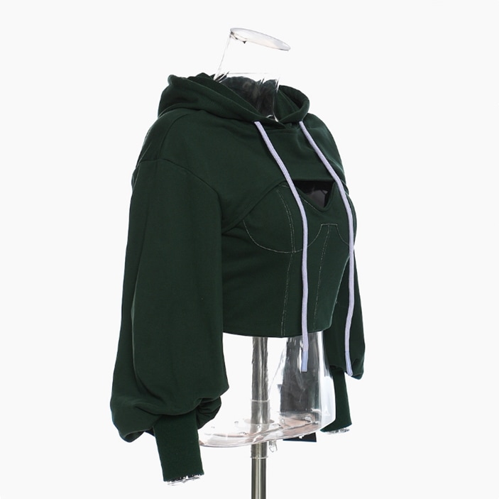 トップス カットソー パーカー トレーナー フーディー ショート ショート丈 袖あり 長袖 襟なし フード付き かわいい 大人可愛い きれいめ シンプル 大人 おしゃれ お洒落 大人可愛い 大人女子