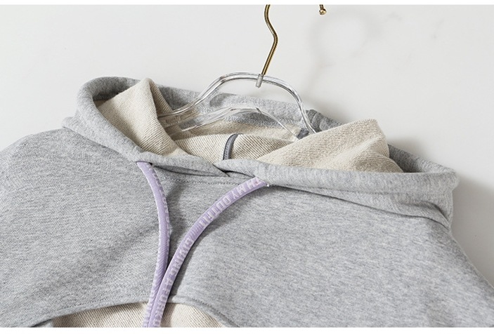 トップス カットソー パーカー トレーナー フーディー ショート ショート丈 袖あり 長袖 襟なし フード付き かわいい 大人可愛い きれいめ シンプル 大人 おしゃれ お洒落 大人可愛い 大人女子