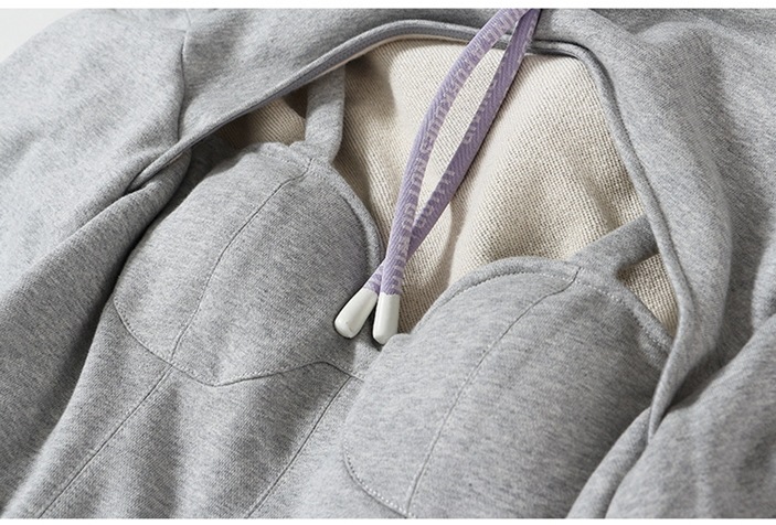 トップス カットソー パーカー トレーナー フーディー ショート ショート丈 袖あり 長袖 襟なし フード付き かわいい 大人可愛い きれいめ シンプル 大人 おしゃれ お洒落 大人可愛い 大人女子