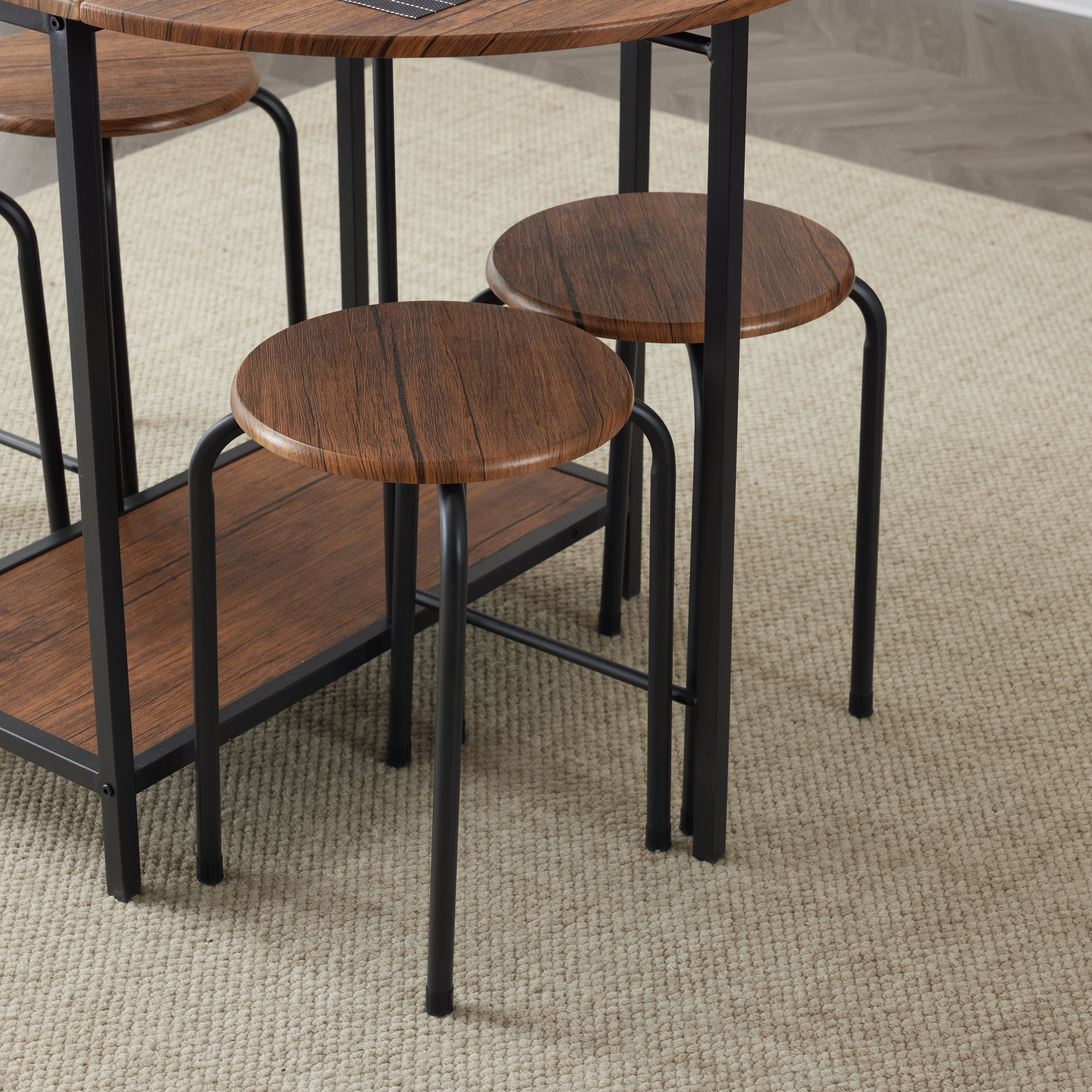 ダイニング 5点セット ダイニングテーブル ダイニングセット 食卓 チェア4脚 コンパクトサイズ 4人掛け おしゃれ