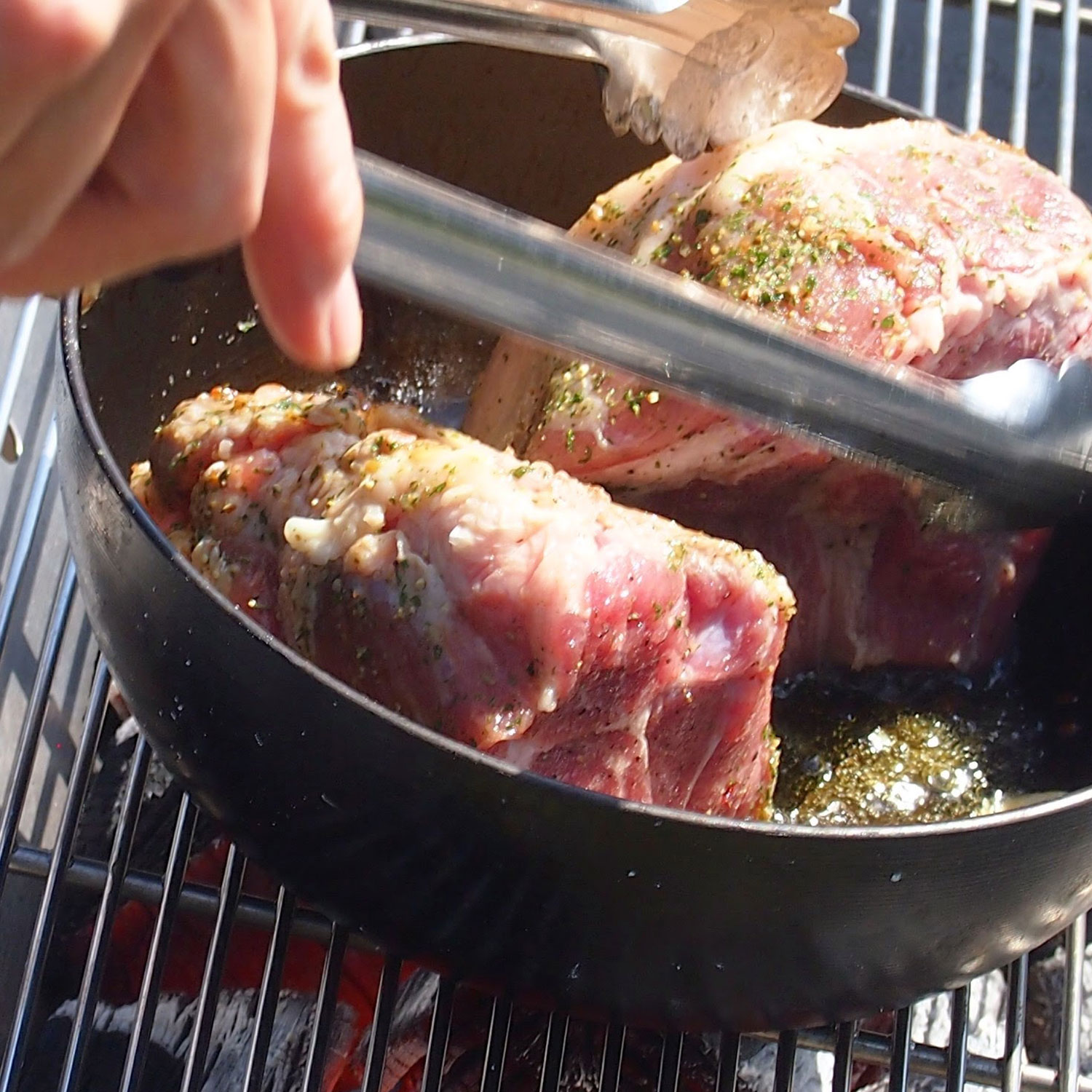 鉄鍋 20cm 深型 IH ガス対応 鉄 リバーライト 極SONS C107-001