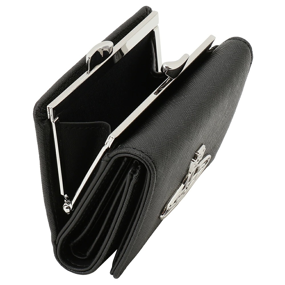 【最短翌日着】 ヴィヴィアンウエストウッド 財布 Vivienne Westwood 三つ折り財布 SAFFIANO THIN LO SM FR WALLET レディース ミニ財布 コンパクト ウォレ