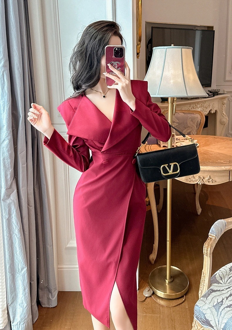 秋冬 女王風 通勤 スーツワンピース 正式 パーティードレス キャバ 着痩せ 大人 同窓会 披露宴 卒業式 結婚式 演奏会 ウェディング 二次会 発表会 秋冬 女王風 通勤 スーツワンピース 正式 パーティードレス キャバ 着痩せ 大人 同窓会 披露宴 卒業式 結婚式 演奏会 ウェディング 二次会 発表会