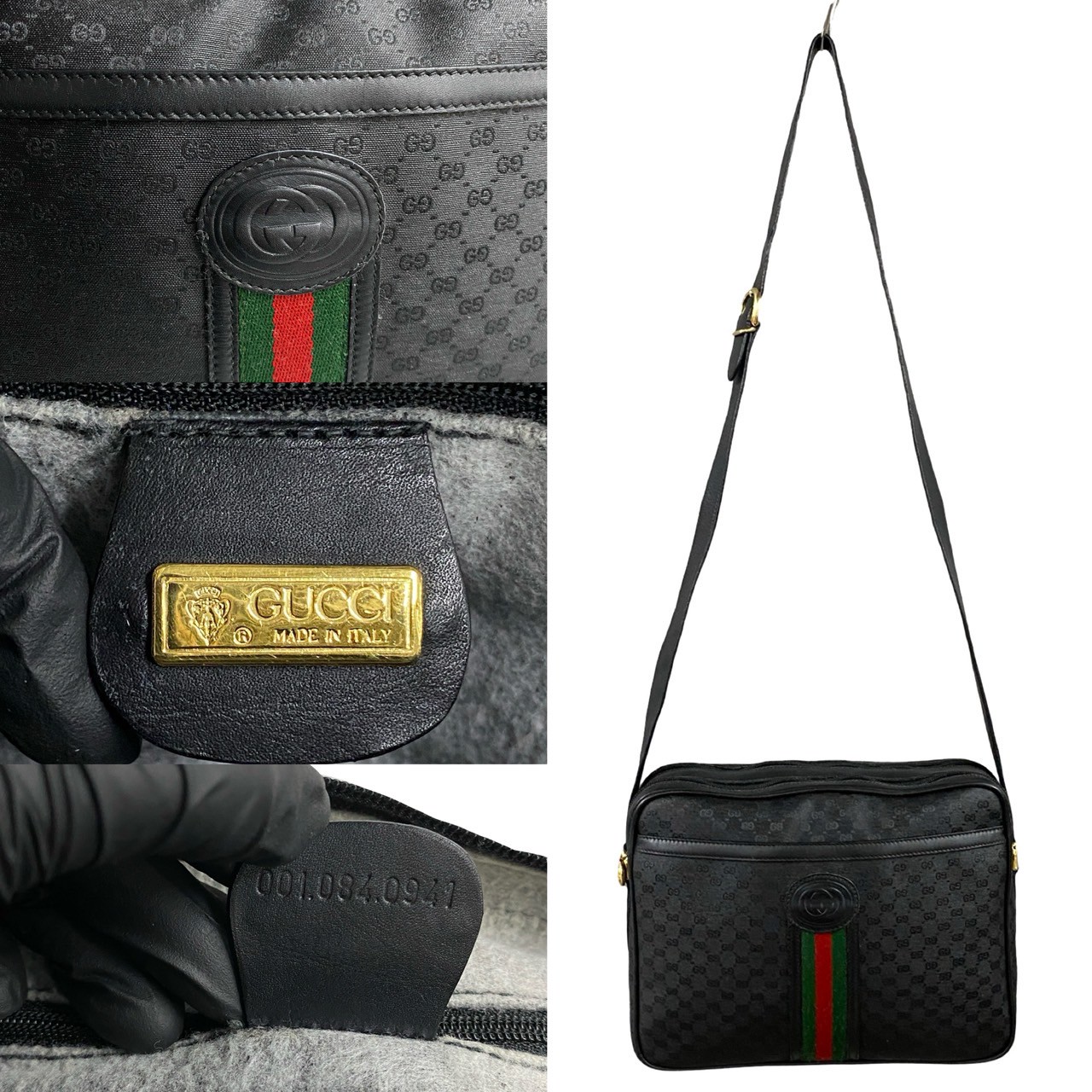 ヴィンテージ オールドグッチ シェリーライン マイクロ GGショルダー