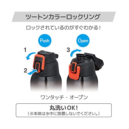 サーモス 水筒 真空断熱スポーツボトル 1L ブラックバレンシア 保冷専用 FHT-1002F BKV サーモス 水筒 真空断熱スポーツボトル 1L ブラックバレンシア 保冷専用 FHT-1002F BKV