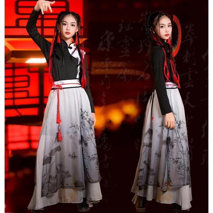 子供中華ダンス衣装 チャイナ風 和風 ジャズ ストリートダンス 民族ダンス 古典ダンス 衣装 女の子 男の子兼用 長袖 袖なし おしゃれ チャイナ風ダンスウェア レ 子供中華ダンス衣装 チャイナ風 和風 ジャズ ストリートダンス 民族ダンス 古典ダンス 衣装 女の子 男の子兼用 長袖 袖なし おしゃれ チャイナ風ダンスウェア レ