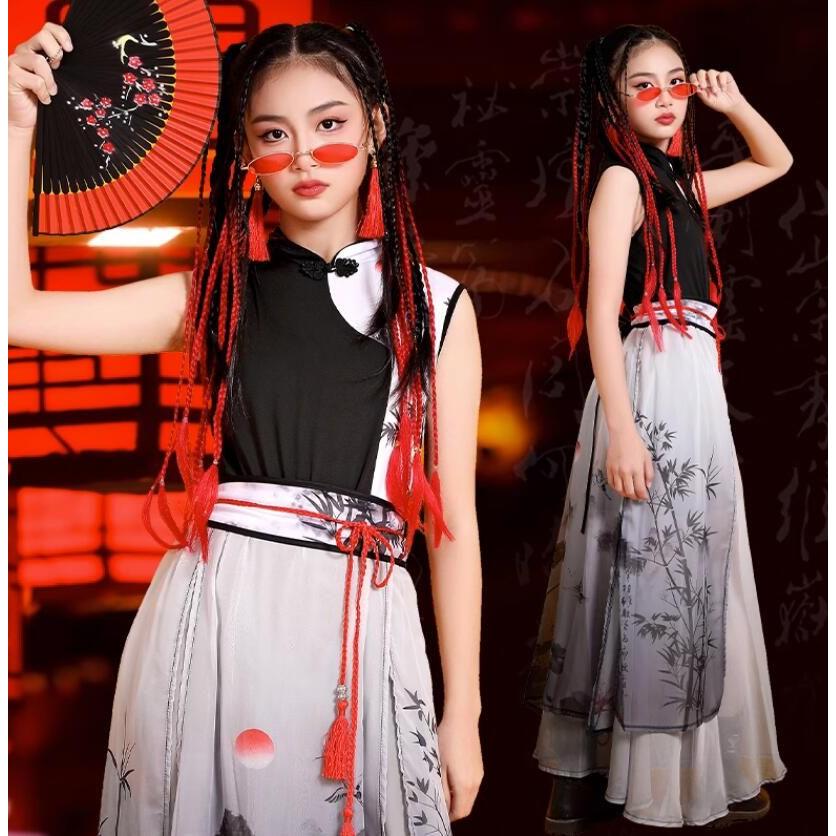 子供中華ダンス衣装 チャイナ風 和風 ジャズ ストリートダンス 民族ダンス 古典ダンス 衣装 女の子 男の子兼用 長袖 袖なし おしゃれ チャイナ風ダンスウェア レ 子供中華ダンス衣装 チャイナ風 和風 ジャズ ストリートダンス 民族ダンス 古典ダンス 衣装 女の子 男の子兼用 長袖 袖なし おしゃれ チャイナ風ダンスウェア レ