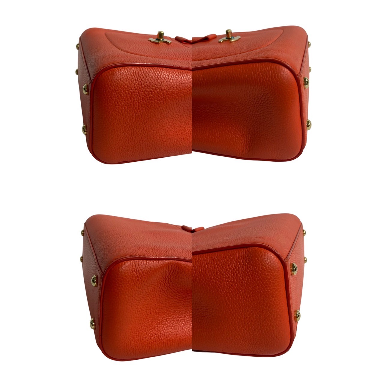 ネオ エグゼクティブ スモールショルダーバッグ マットキャビアスキン オレンジ 19937 ネオ エグゼクティブ スモールショルダーバッグ マットキャビアスキン オレンジ 19937