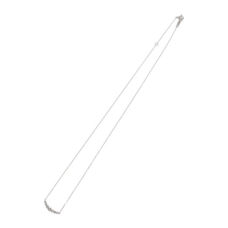 ダイヤモンド ネックレス K18ホワイトゴールド レディース【Aランク】