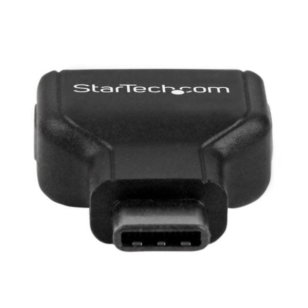 （まとめ） StarTech.com USB3.0準拠変換コネクタ TypeC（オス）-A（メス） ブラック USB31CAADG 1個 [x3セット]