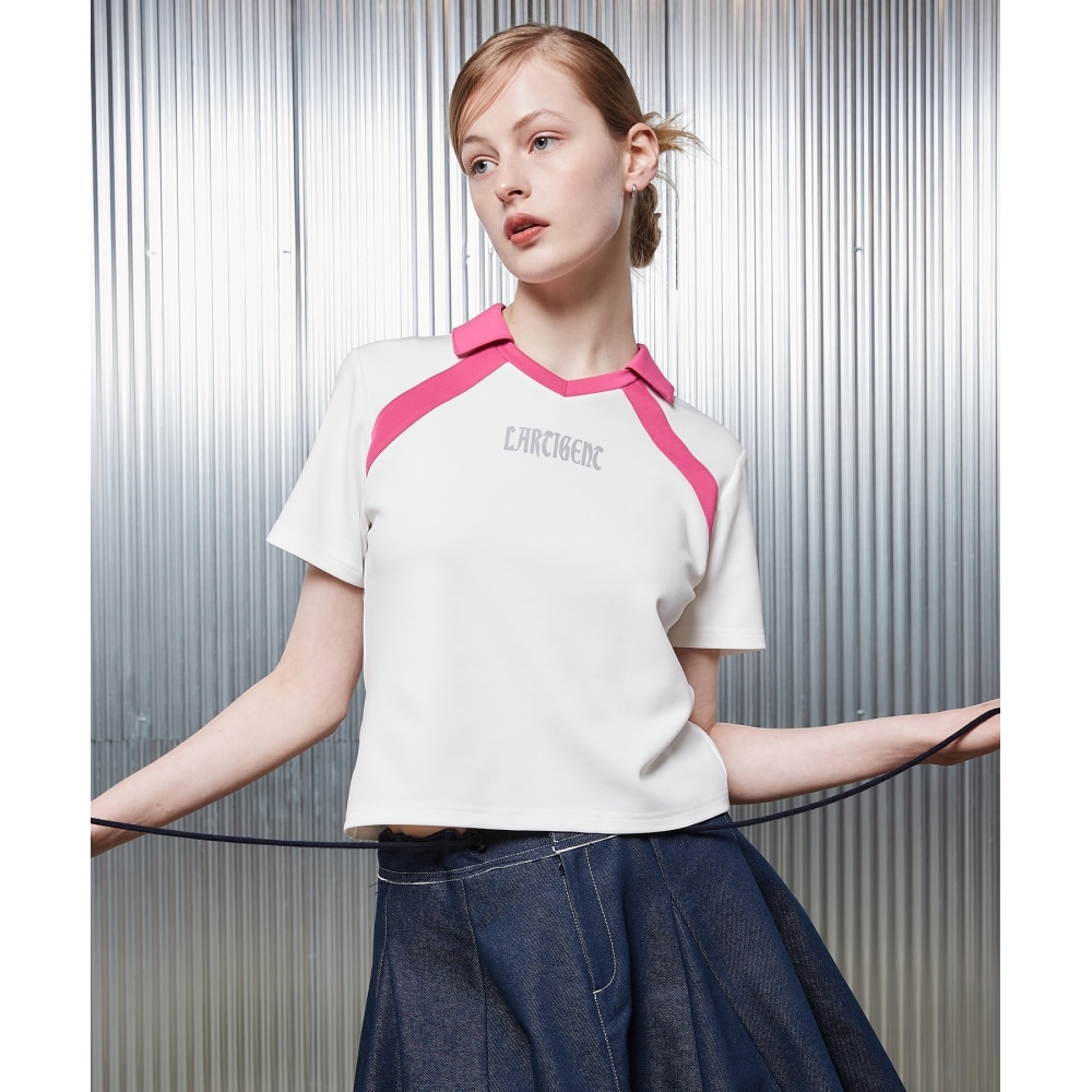 LARTIGENT L2カラージャージトップ(ホワイト)