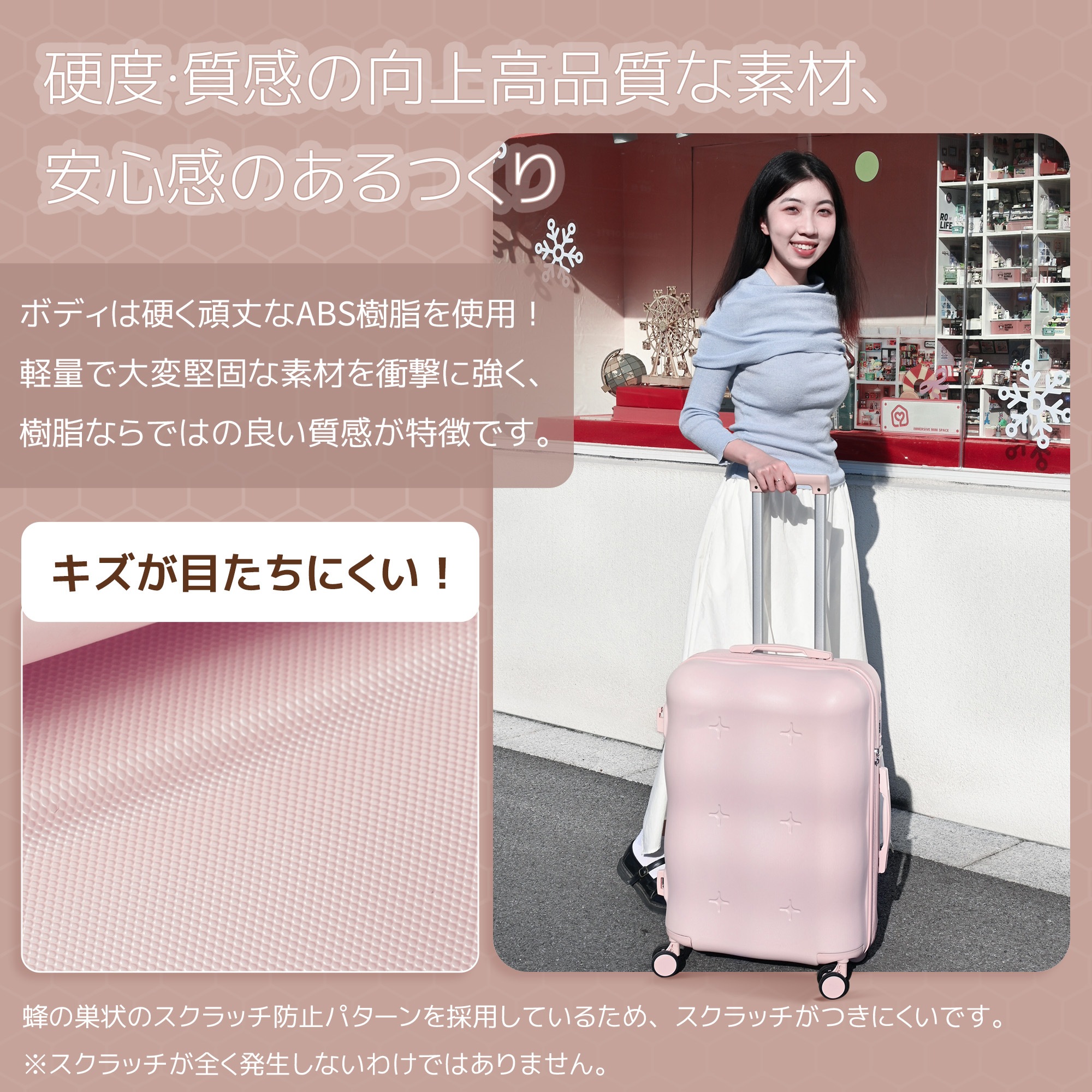 【国内発送M】2092スーツケース キャリーバッグ キャリーケース Lサイズ 小型 超軽量 ファスナー式 TSAロック搭載 フック機能付き 360度回転 旅行 おしゃれ 人気色 【国内発送M】2092スーツケース キャリーバッグ キャリーケース Lサイズ 小型 超軽量 ファスナー式 TSAロック搭載 フック機能付き 360度回転 旅行 おしゃれ 人気色