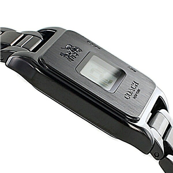オシャレ ブランド 腕時計 手表 コーチ におすすめ！女性 女友達 ママ友 母親 誕生日 Darcy Digital レディース レトロ デジタル ブラック ブレスレット ウォッチ ポイント消化