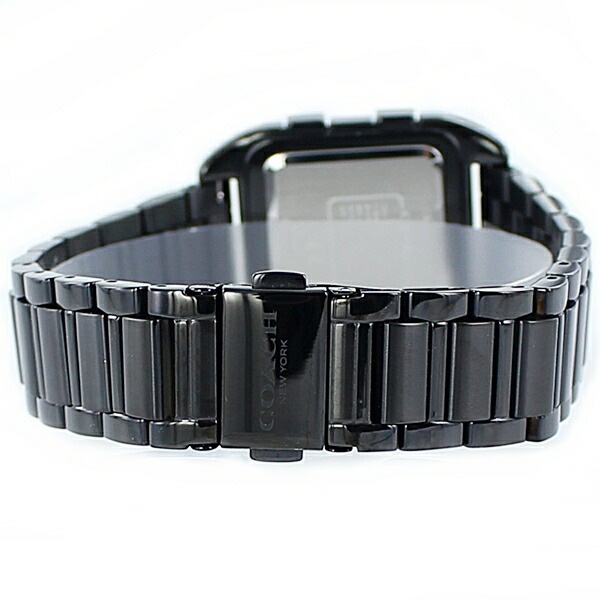 オシャレ ブランド 腕時計 手表 コーチ におすすめ！女性 女友達 ママ友 母親 誕生日 Darcy Digital レディース レトロ デジタル ブラック ブレスレット ウォッチ ポイント消化