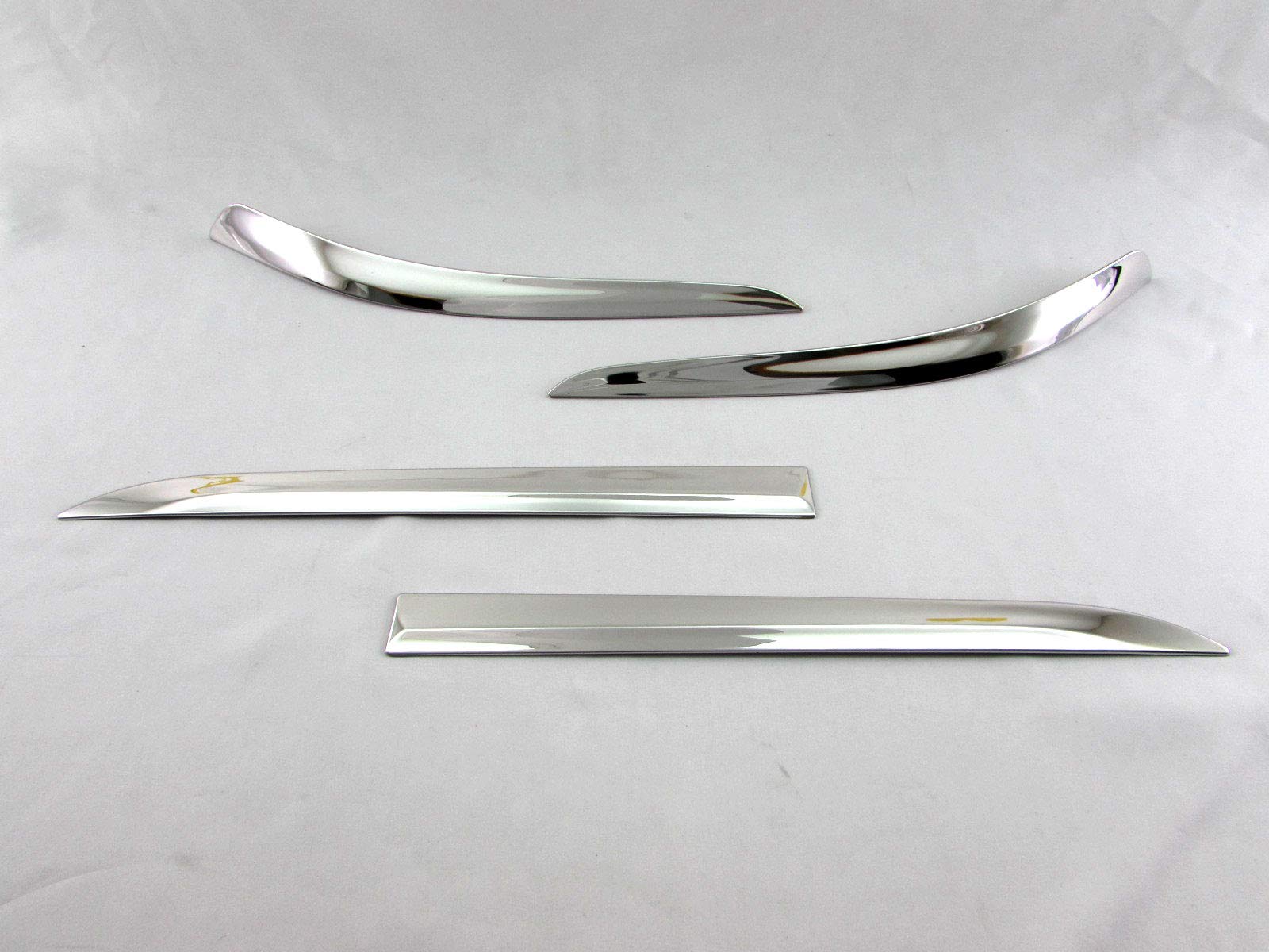 BRIGHTZ ES300h AXZH10 AXZH11 超鏡面ステンレスメッキフロントリアバンパーコーナーモール 4PC 【 COR－MOL－014 】 AXZ H10 10 ES300 ES 30