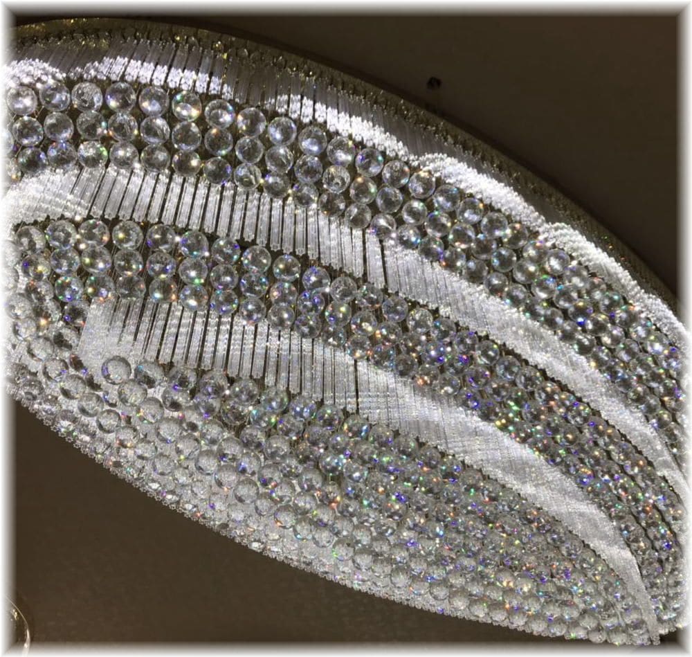 【LED付き！】新品 超豪華！ 大型58灯 リモコン付き LED クリスタル シャンデリア