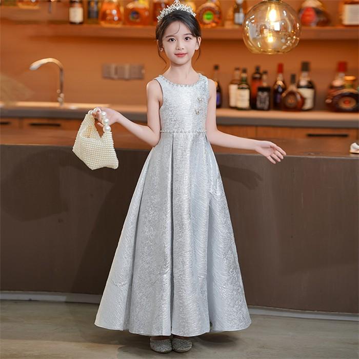 ピアノ発表会 ドレス 子供 女の子 シルバー 発表会ドレス ノースリーブ 子ども ワンピース お祝い日 演奏会 音楽会 フォーマル 誕生日 撮影 パーティー ピアノ発表会 ドレス 子供 女の子 シルバー 発表会ドレス ノースリーブ 子ども ワンピース お祝い日 演奏会 音楽会 フォーマル 誕生日 撮影 パーティー