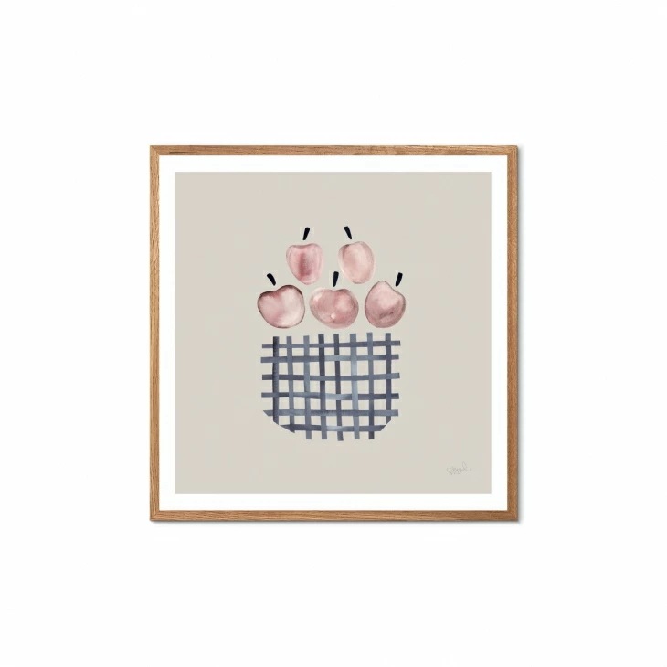 【スーパーSALE限定プライス】SILKE BONDE RED APPLES POSTER 【スーパーSALE限定プライス】SILKE BONDE RED APPLES POSTER