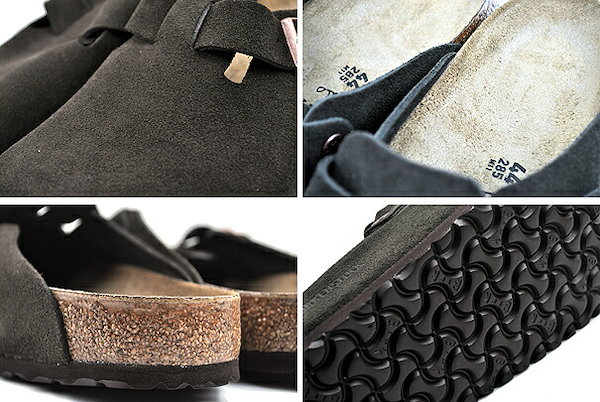 Qoo10] ビルケンシュトック ボストン BS モカ スエードレザー レ