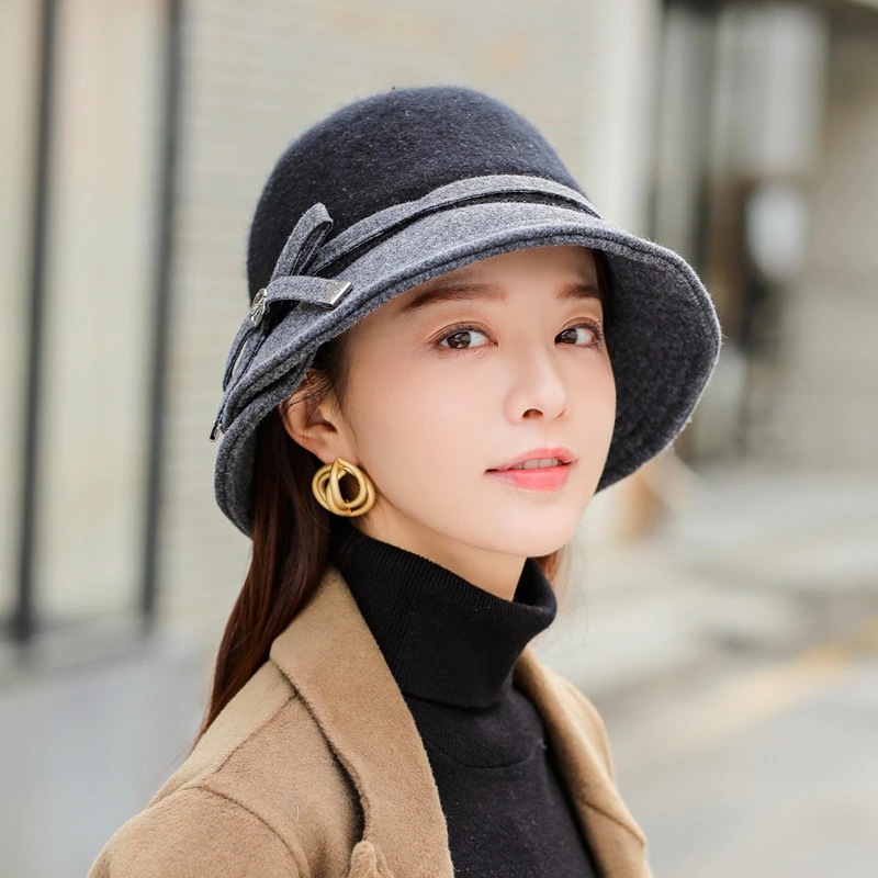 漁師帽子 レディース 秋冬 ウール ウール 韓国版 あたたかい ブリティッシュレトロ ポットハット カジュアル オールマッチ 上品 小帽子 漁師帽子 レディース 秋冬 ウール ウール 韓国版 あたたかい ブリティッシュレトロ ポットハット カジュアル オールマッチ 上品 小帽子