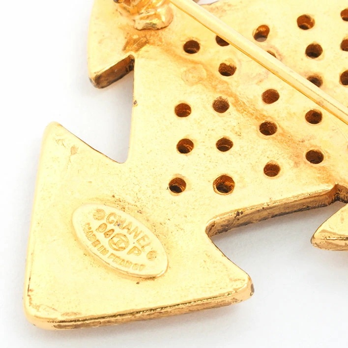 【美品】シャネル アンティーク エンブレム風 回転ピンタイプ 【ブローチ】 【美品】シャネル アンティーク エンブレム風 回転ピンタイプ 【ブローチ】