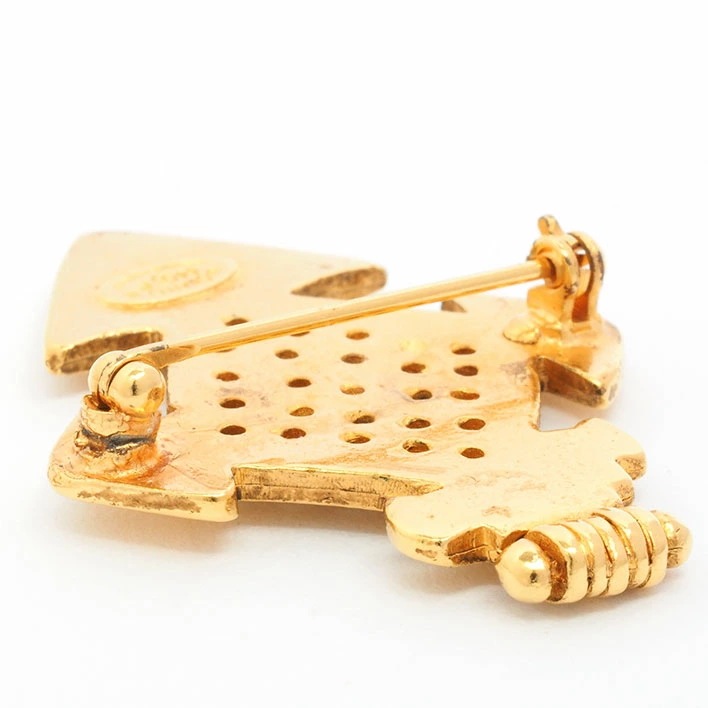 【美品】シャネル アンティーク エンブレム風 回転ピンタイプ 【ブローチ】 【美品】シャネル アンティーク エンブレム風 回転ピンタイプ 【ブローチ】