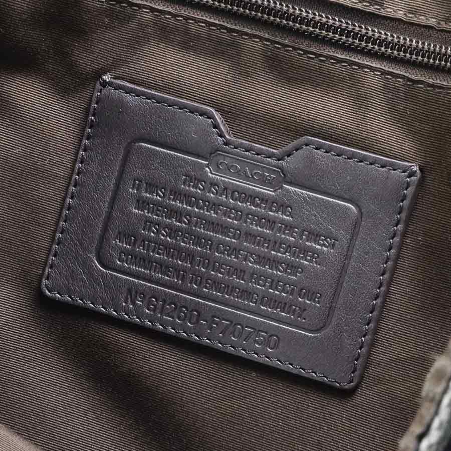 コーチ COACH 斜め掛けショルダーバッグ PVCコーティングキャンバス グレー系 メンズ h30133a