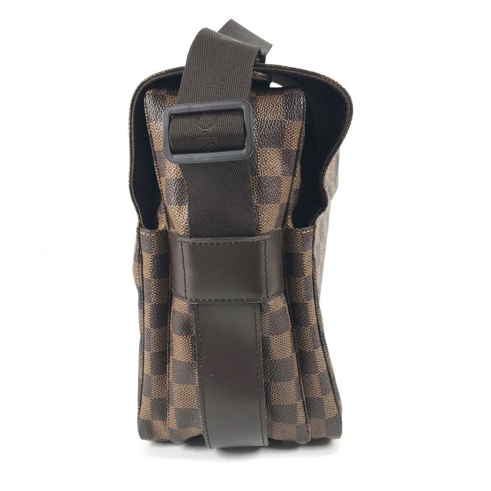 ショルダーバッグ N45255 ナヴィグリオ ダミエ 斜め掛け カバン ダミエキャンバス エベヌ ブラウン ショルダーバッグ N45255 ナヴィグリオ ダミエ 斜め掛け カバン ダミエキャンバス エベヌ ブラウン