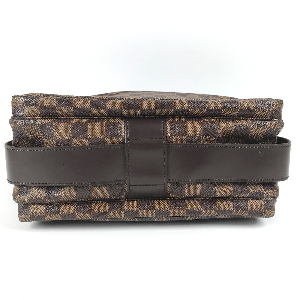 ショルダーバッグ N45255 ナヴィグリオ ダミエ 斜め掛け カバン ダミエキャンバス エベヌ ブラウン ショルダーバッグ N45255 ナヴィグリオ ダミエ 斜め掛け カバン ダミエキャンバス エベヌ ブラウン