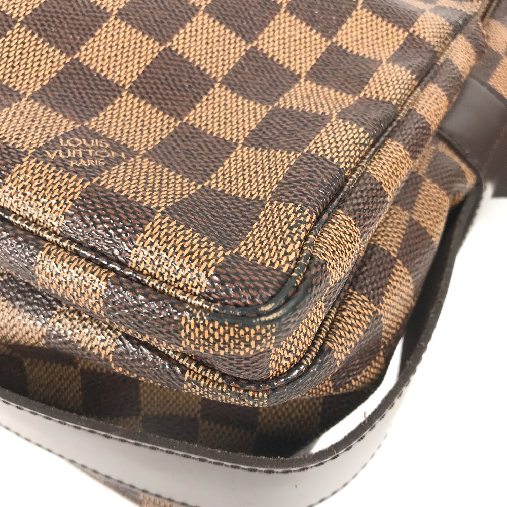 ショルダーバッグ N45255 ナヴィグリオ ダミエ 斜め掛け カバン ダミエキャンバス エベヌ ブラウン ショルダーバッグ N45255 ナヴィグリオ ダミエ 斜め掛け カバン ダミエキャンバス エベヌ ブラウン