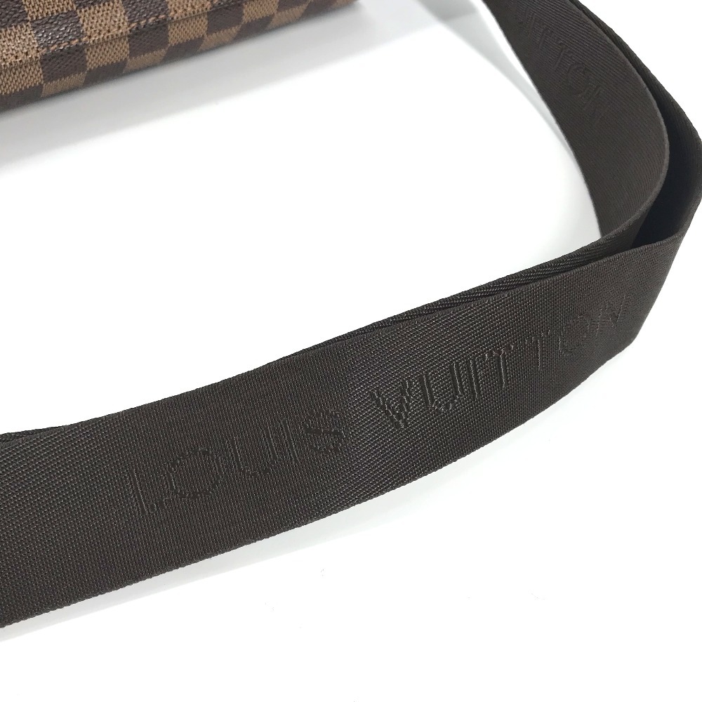 ショルダーバッグ N45255 ナヴィグリオ ダミエ 斜め掛け カバン ダミエキャンバス エベヌ ブラウン ショルダーバッグ N45255 ナヴィグリオ ダミエ 斜め掛け カバン ダミエキャンバス エベヌ ブラウン