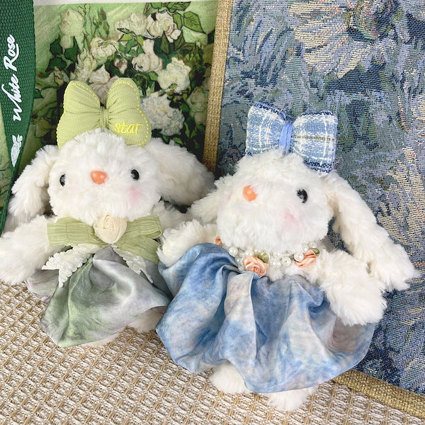 Qoo10] 垂れ耳うさぎ ぬいぐるみ キーホルダー