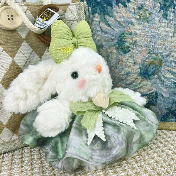 Qoo10] 垂れ耳うさぎ ぬいぐるみ キーホルダー